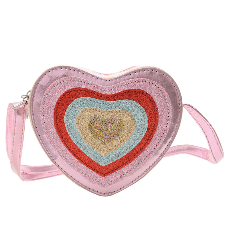 Retro Heart Crossbody Bag