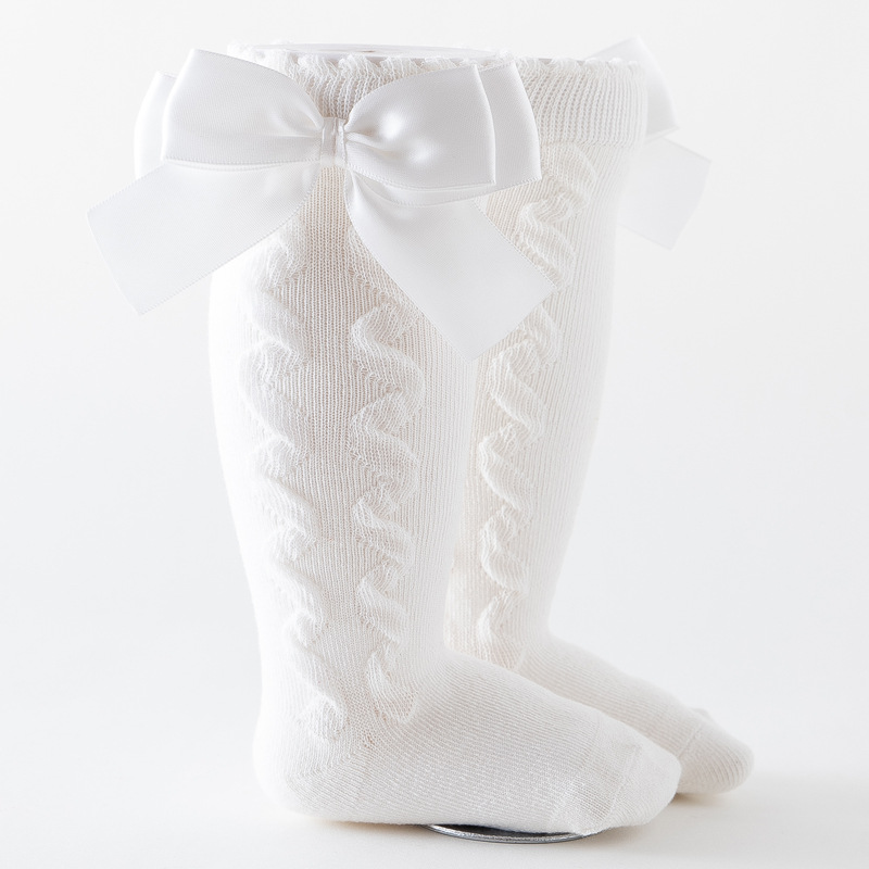 Design Trim Bowknot Socks