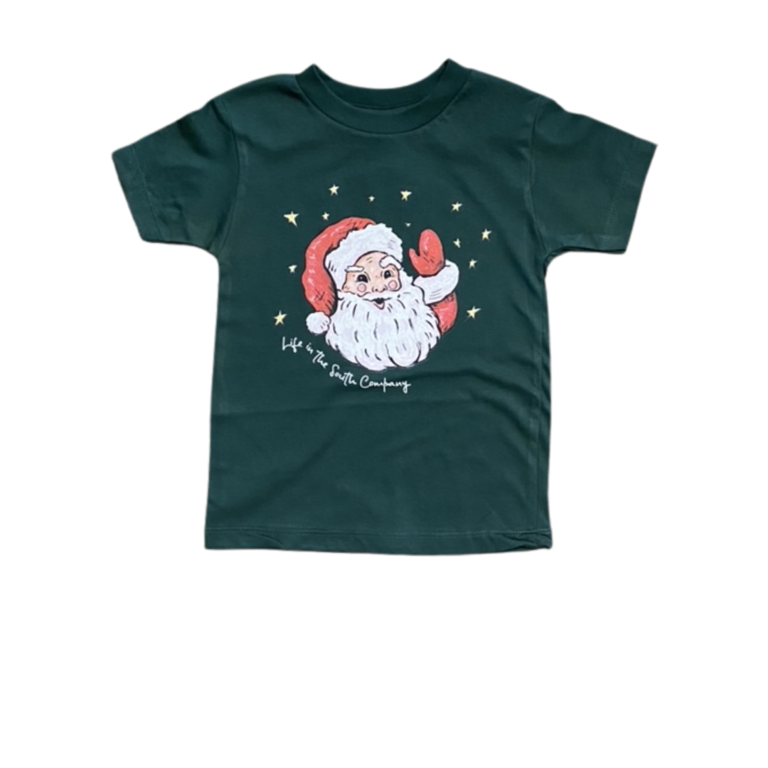 Christmas Tee - Waving Santa