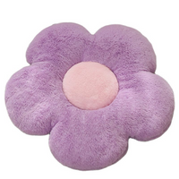 Fluffy Plush Flower Pillow