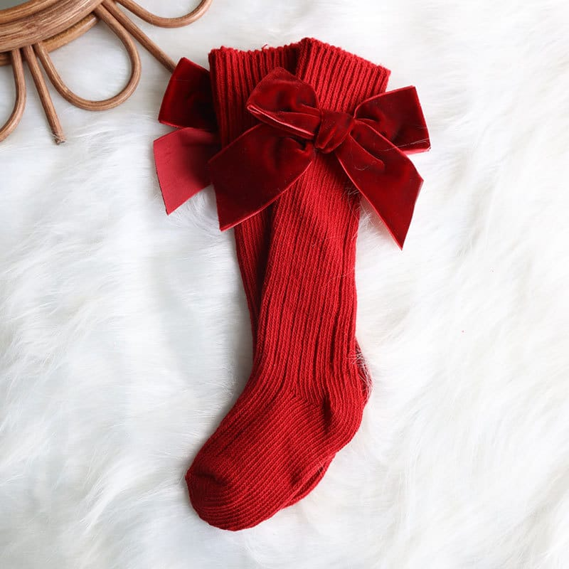 Holiday Bow Socks
